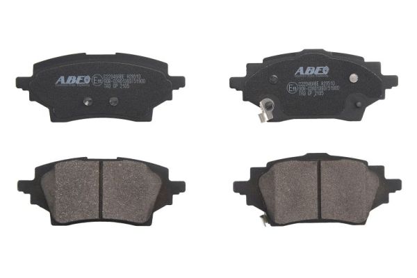 Комплект тормозных колодок дисковый тормоз ABE C22046ABE