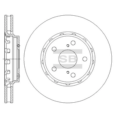 Тормозной диск HI-Q SD4063
