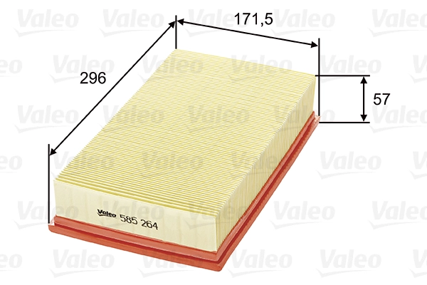 Воздушный фильтр VALEO 585264