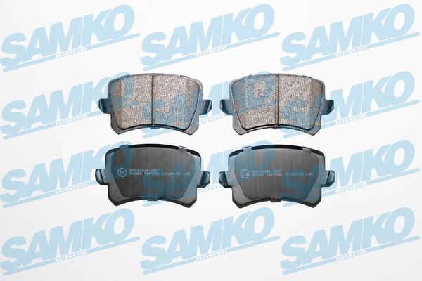 Комплект тормозных колодок дисковый тормоз SAMKO 5SP1390