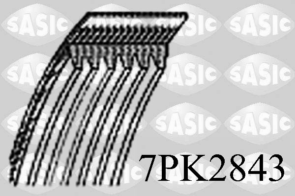 Поликлиновой ремень SASIC 7PK2843