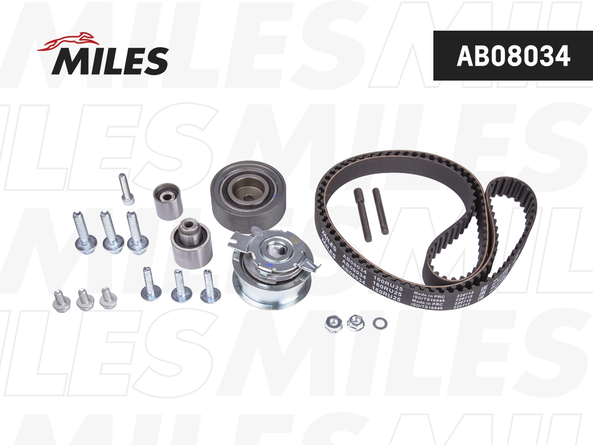 Комплект ремня грм MILES AB08034
