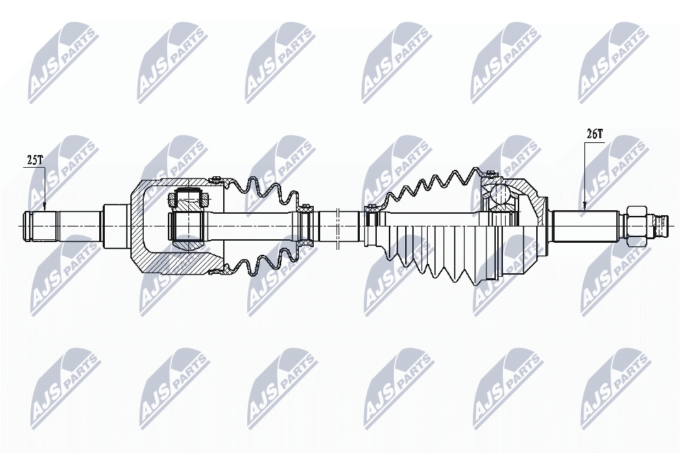 Приводной вал NTY NPW-CH-106