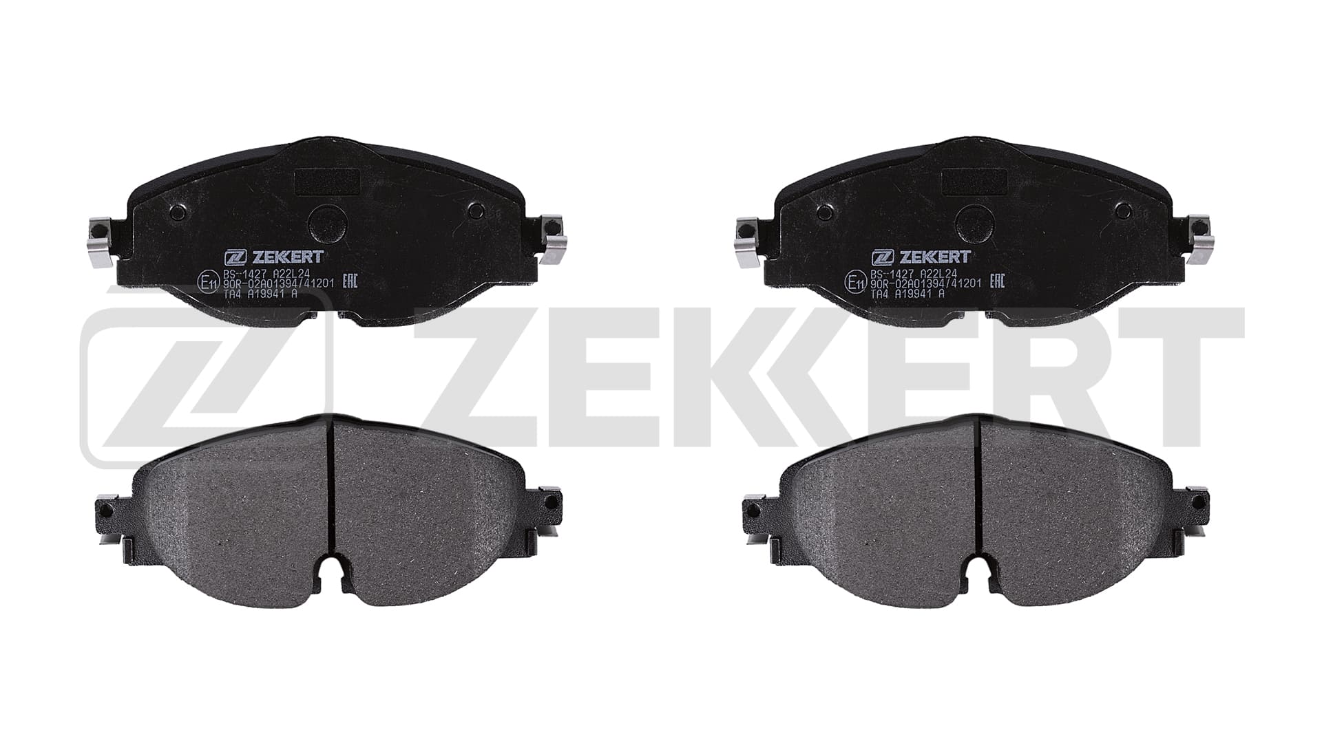Комплект тормозных колодок дисковый тормоз ZEKKERT BS1427