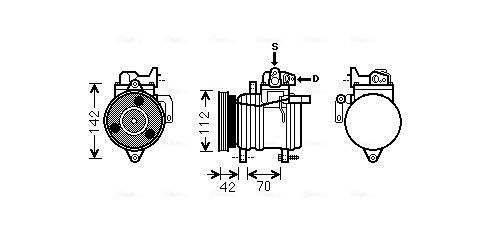Компрессор кондиционер AVA QUALITY COOLING KAAK121