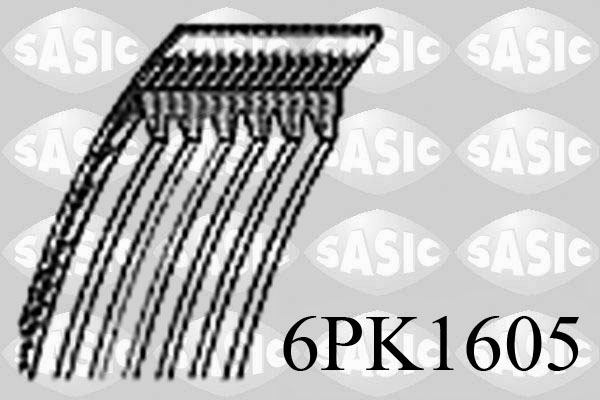Поликлиновой ремень SASIC 6PK1605