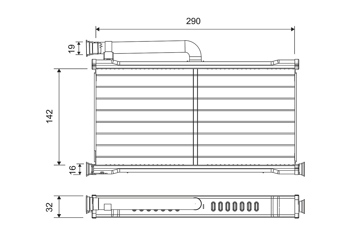 Теплообменник отопление салона VALEO 811527