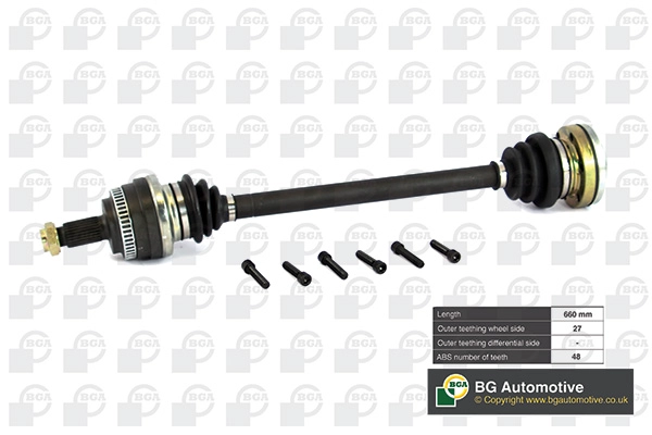 Приводной вал BGA DS0900R