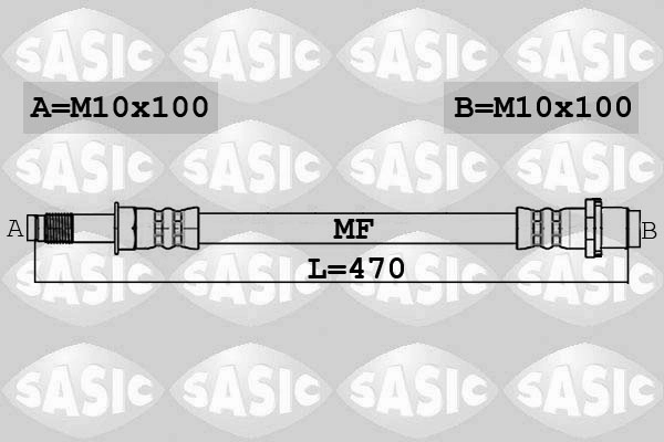 Тормозной шланг SASIC 6606230