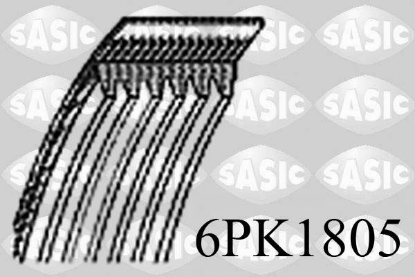 Поликлиновой ремень SASIC 6PK1805