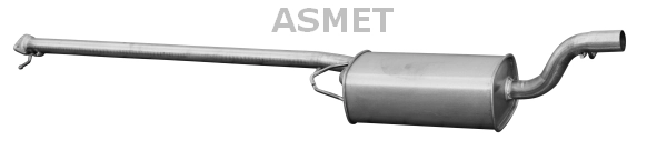 Средний глушитель выхлопных газов ASMET 07.192