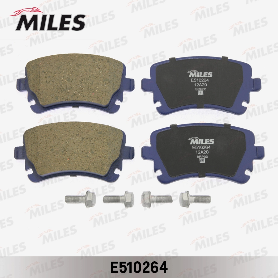 Комплект тормозных колодок дисковый тормоз MILES E510264