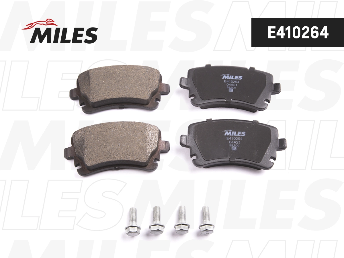 Комплект тормозных колодок дисковый тормоз MILES E410264