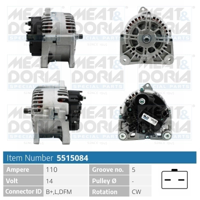 Генератор MEAT & DORIA 5515084