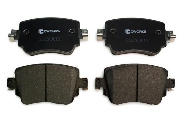 Комплект тормозных колодок дисковый тормоз CWORKS C12CR0010