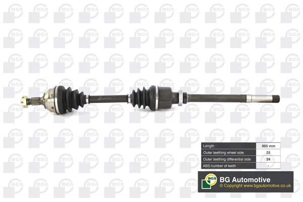 Приводной вал BGA DS1410R
