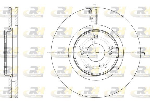 Тормозной диск ROADHOUSE 61607.10