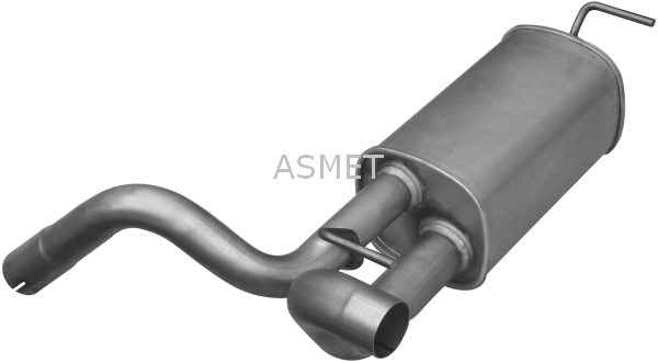 Средний глушитель выхлопных газов ASMET 05.263