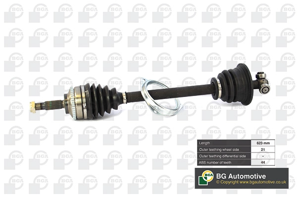 Приводной вал BGA DS7300LA