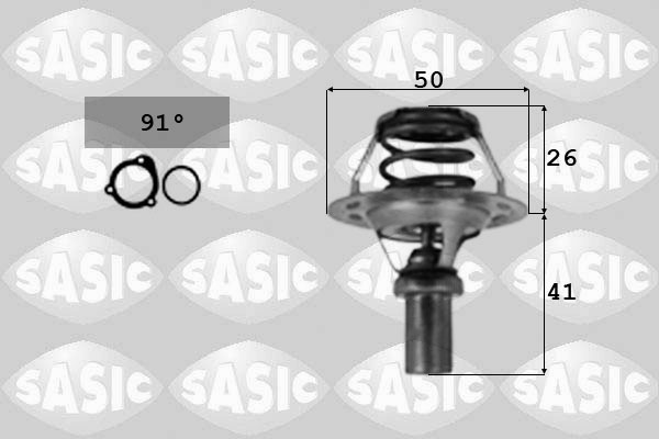 Термостат охлаждающая жидкость SASIC 4000361