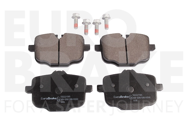 Комплект тормозных колодок дисковый тормоз EUROBRAKE 5502221585