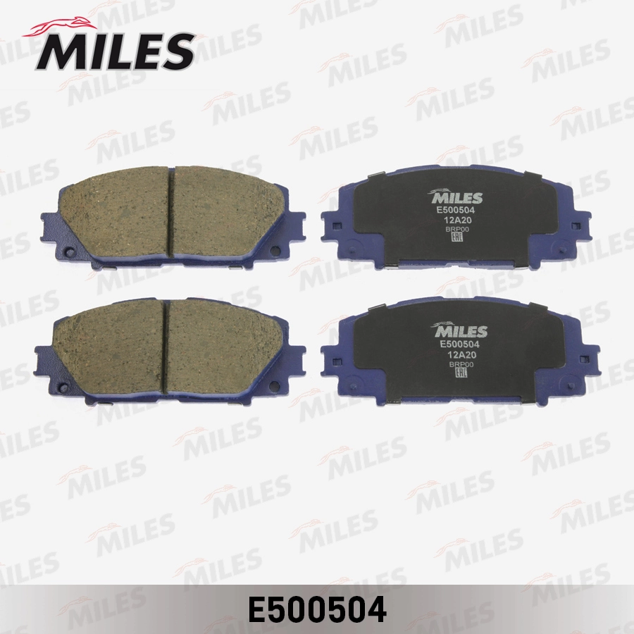 Комплект тормозных колодок дисковый тормоз MILES E500504