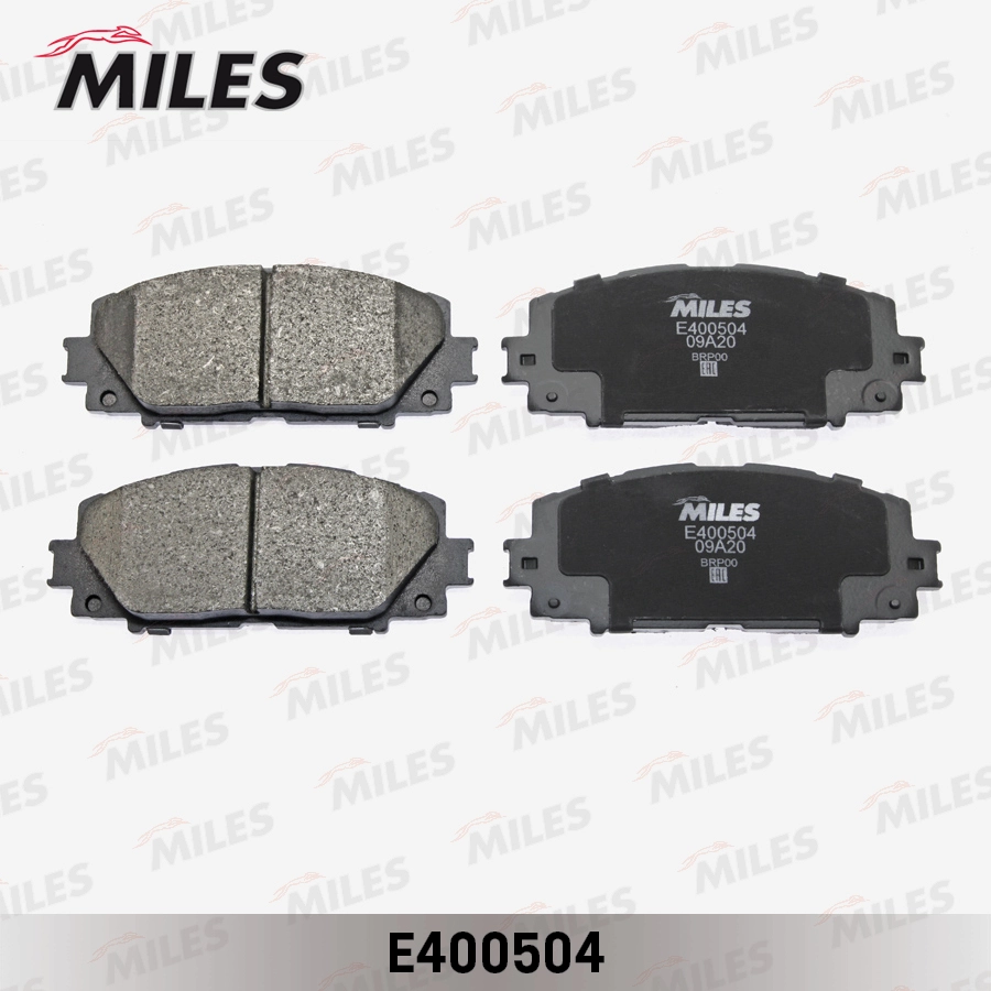 Комплект тормозных колодок дисковый тормоз MILES E400504