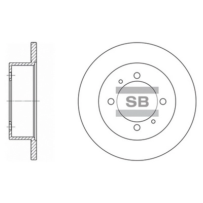 Тормозной диск HI-Q SD1064