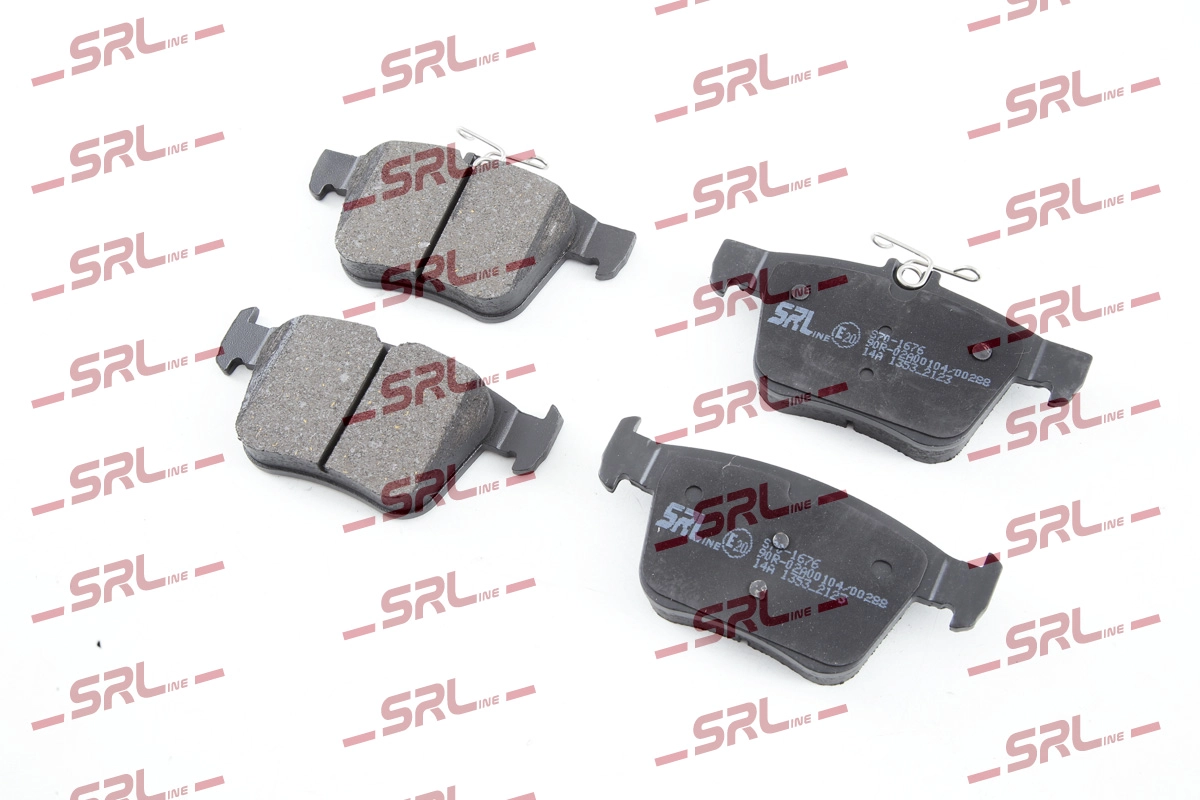 Комплект тормозных колодок дисковый тормоз SRLINE S70-1676
