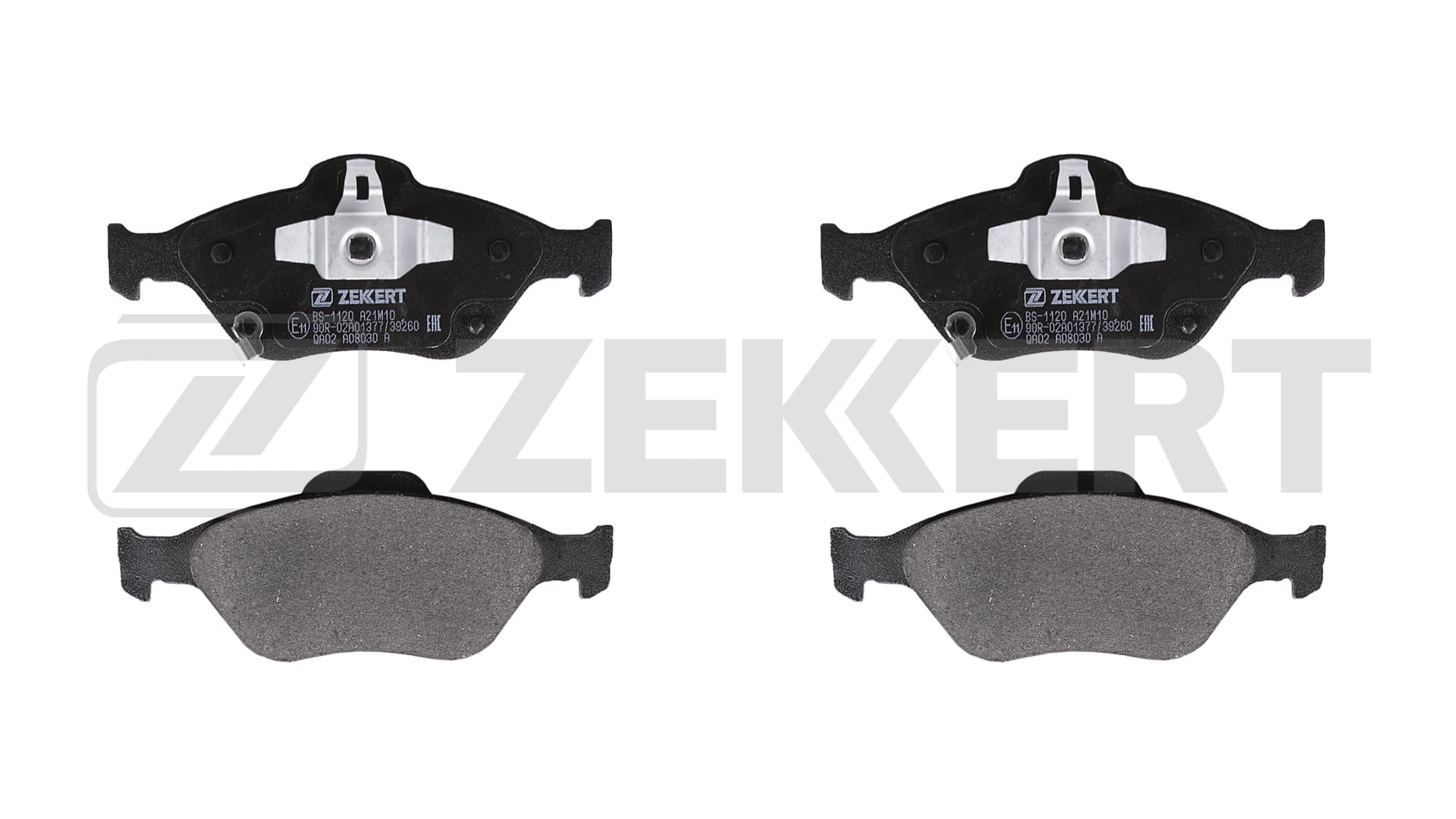 Комплект тормозных колодок дисковый тормоз ZEKKERT BS-1120