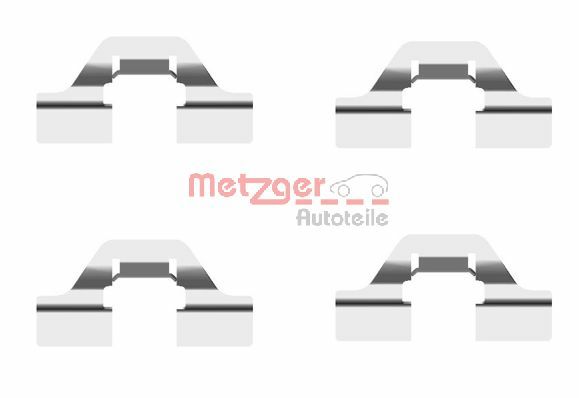 Комплектующие колодки дискового тормоза METZGER 109-1684
