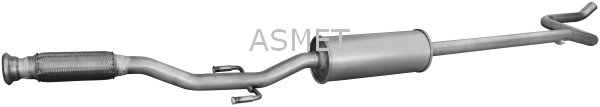 Средний глушитель выхлопных газов ASMET 08.089