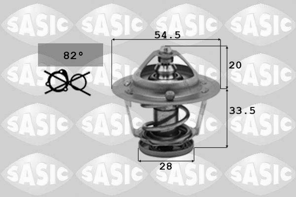 Термостат охлаждающая жидкость SASIC 3306041