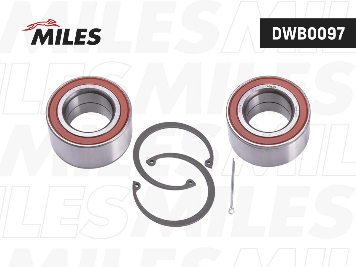 Комплект подшипника ступицы колеса MILES DWB0097