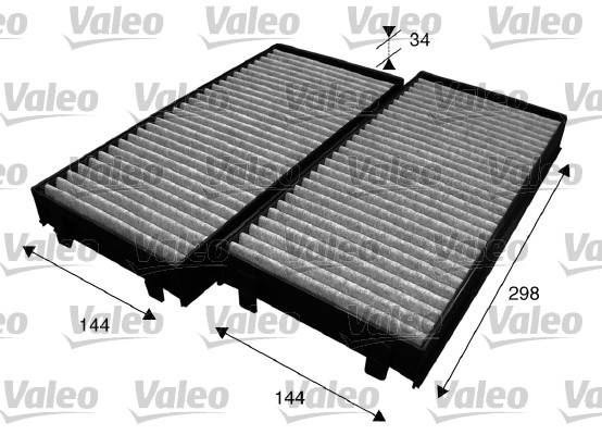 Фильтр воздух во внутренном пространстве VALEO 715584
