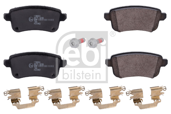 Комплект тормозных колодок дисковый тормоз FEBI BILSTEIN 178904