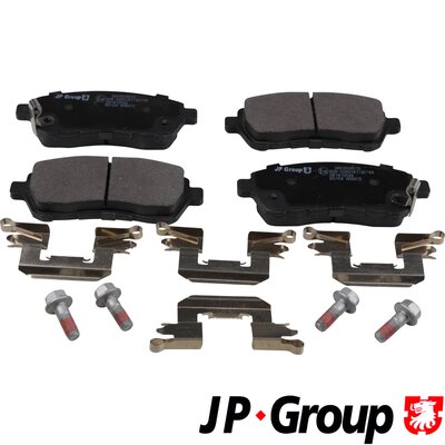 Комплект тормозных колодок дисковый тормоз jp group