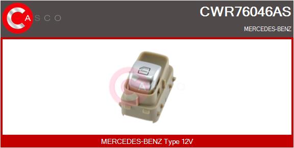 Выключатель стеклолодъемник CASCO CWR76046AS
