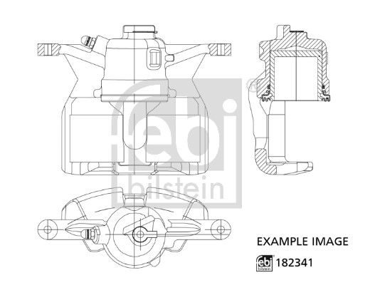 Тормозной суппорт FEBI BILSTEIN 182341