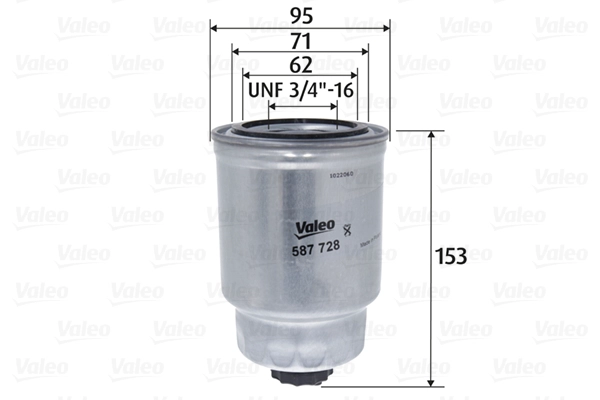 Топливный фильтр VALEO 587728