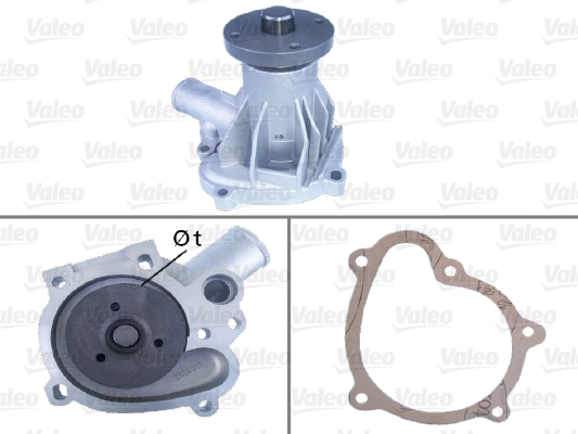 Водяной насос охлаждение двигателя VALEO 506044