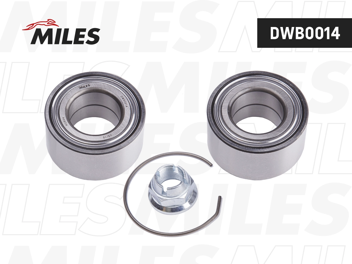 Комплект подшипника ступицы колеса MILES DWB0014