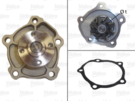 Водяной насос охлаждение двигателя VALEO 506975