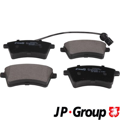 Комплект тормозных колодок дисковый тормоз jp group