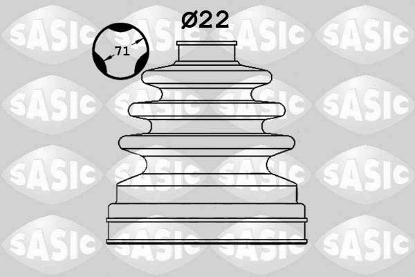Комплект пыльника приводной вал SASIC 1906093