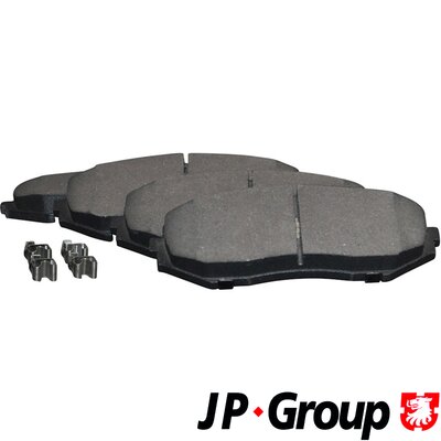 Комплект тормозных колодок дисковый тормоз jp group