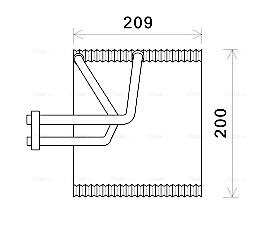 Испаритель кондиционер AVA QUALITY COOLING CTV045