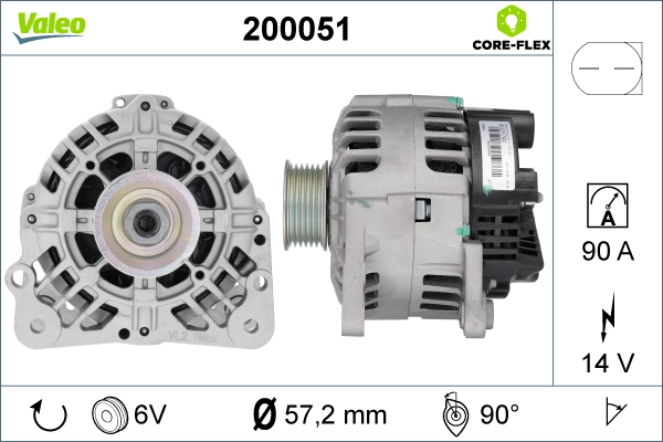 Генератор VALEO 200051