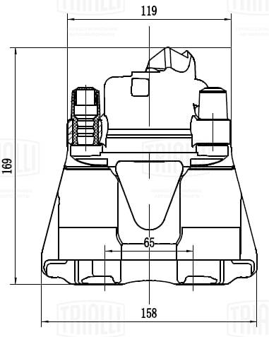 Тормозной суппорт TRIALLI CF 052210