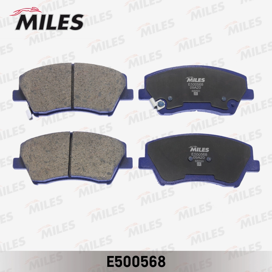 Комплект тормозных колодок дисковый тормоз MILES E500568